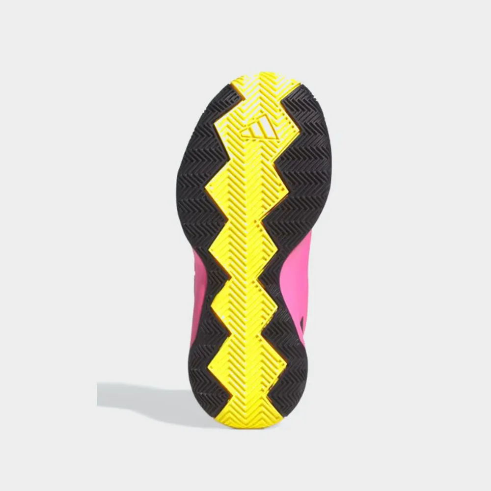 Adidas Youth Cross Em Up Select Sneaker Pink/yellow _ 182692 _ Pink