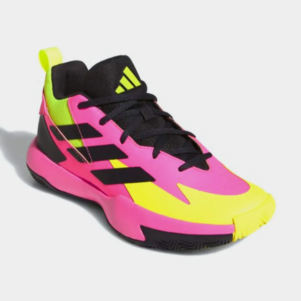 Adidas Youth Cross Em Up Select Sneaker Pink/yellow _ 182692 _ Pink
