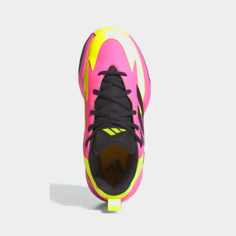 Adidas Youth Cross Em Up Select Sneaker Pink/yellow _ 182692 _ Pink