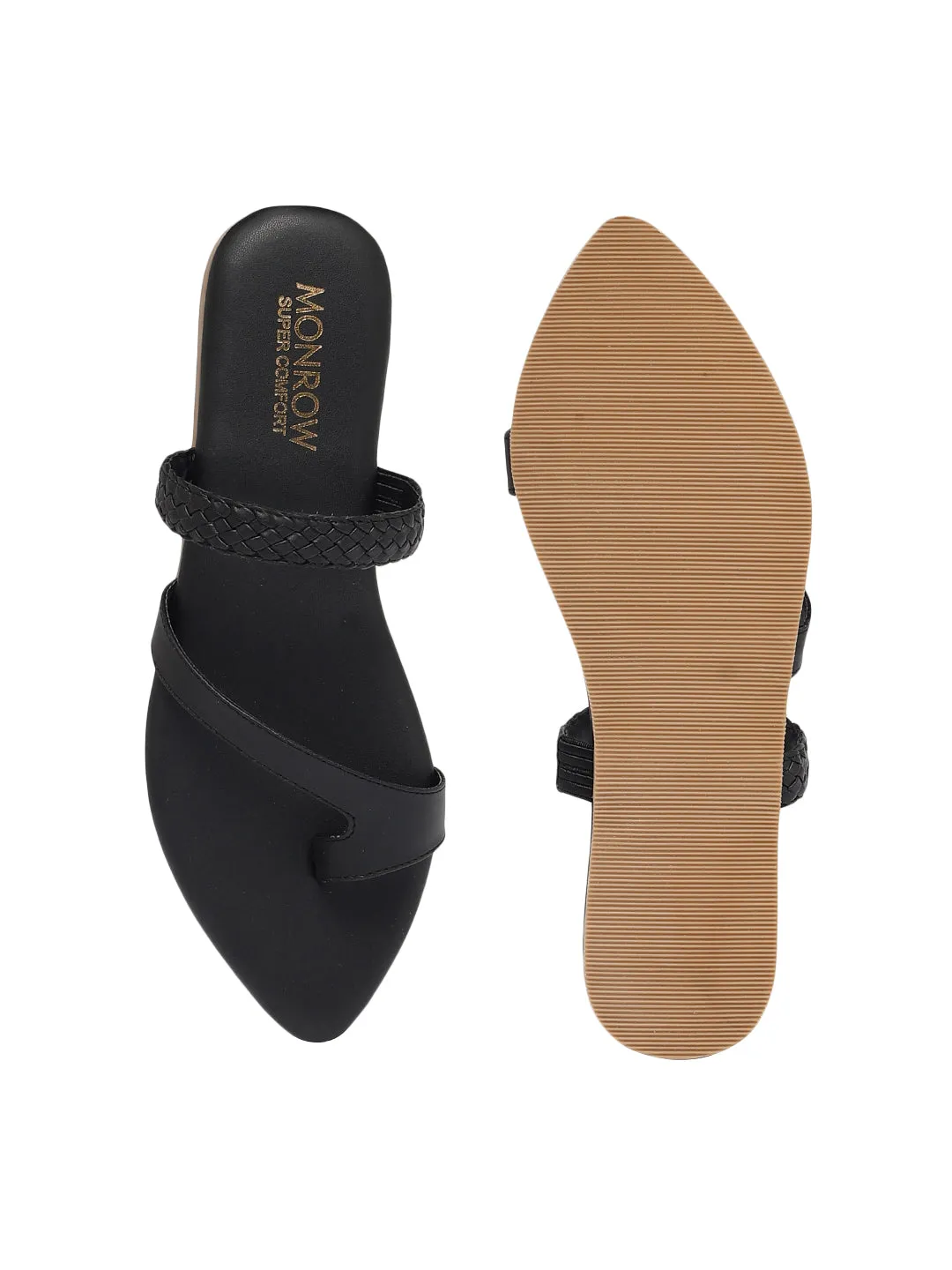 Aria Black Flats
