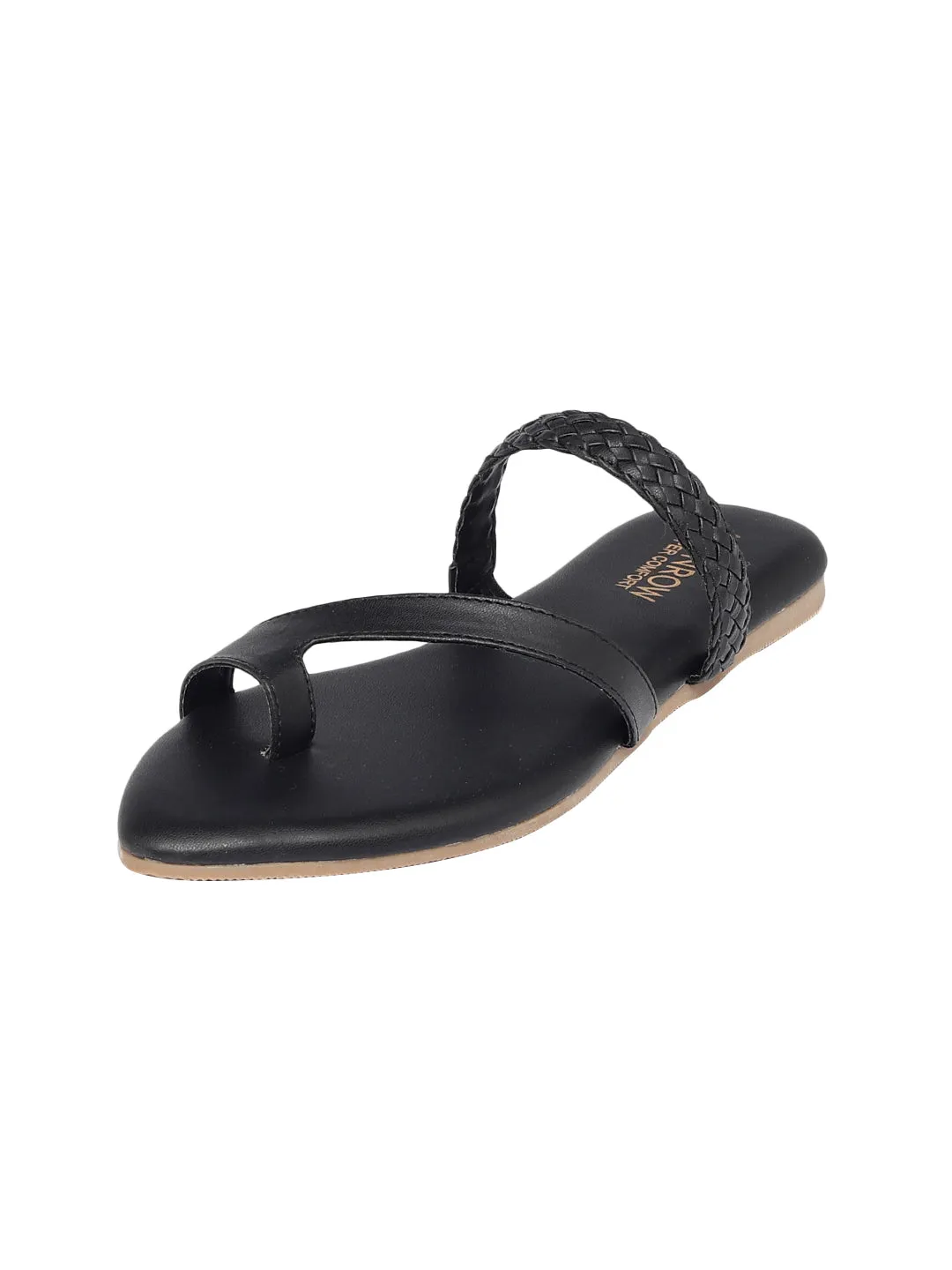 Aria Black Flats