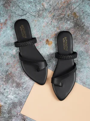 Aria Black Flats