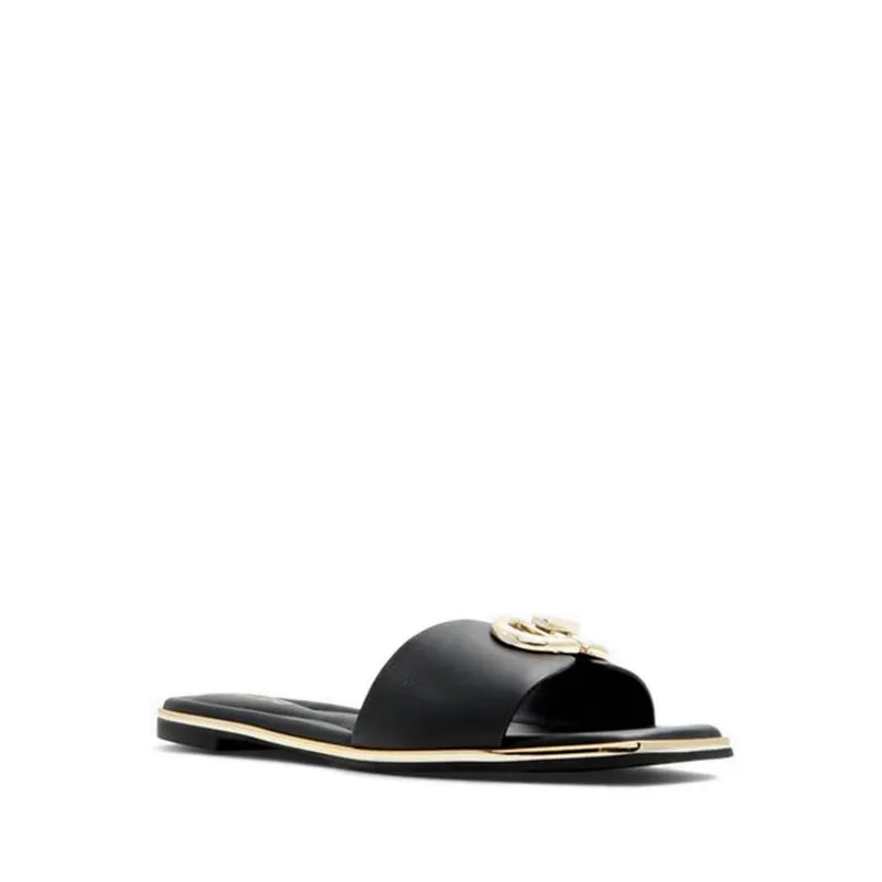 Bellenor Flat Sandals - Black