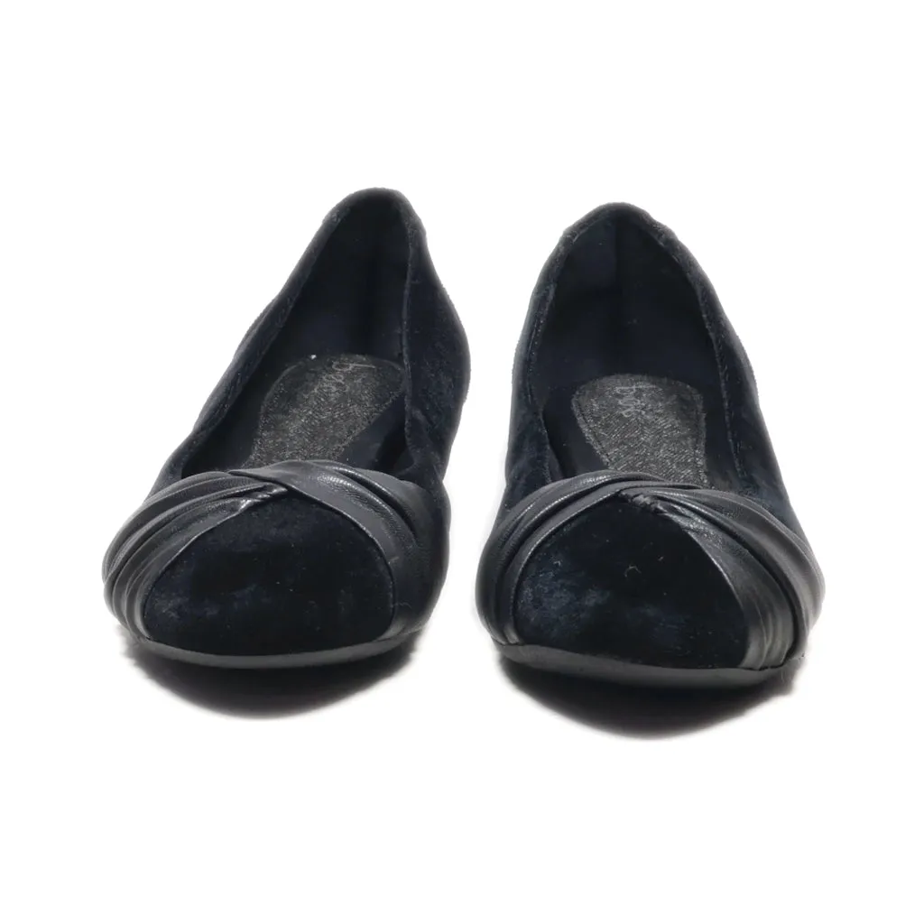 B.O.C Ballerinas Suede Black Colour For Women