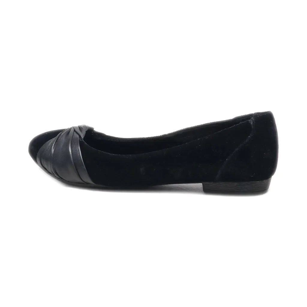 B.O.C Ballerinas Suede Black Colour For Women