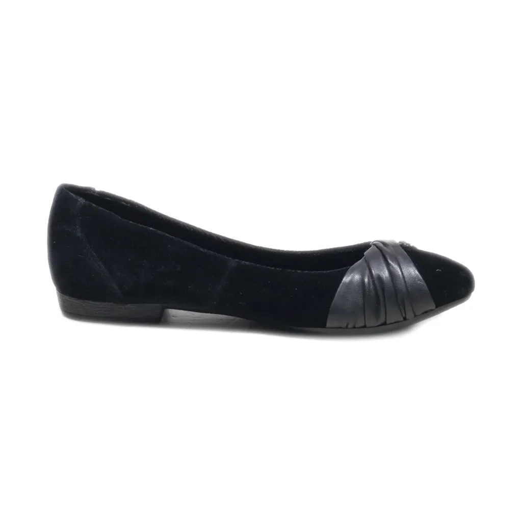 B.O.C Ballerinas Suede Black Colour For Women