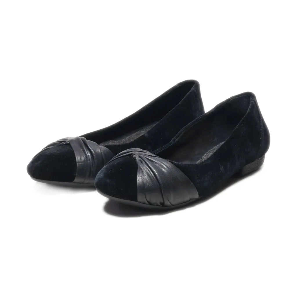 B.O.C Ballerinas Suede Black Colour For Women