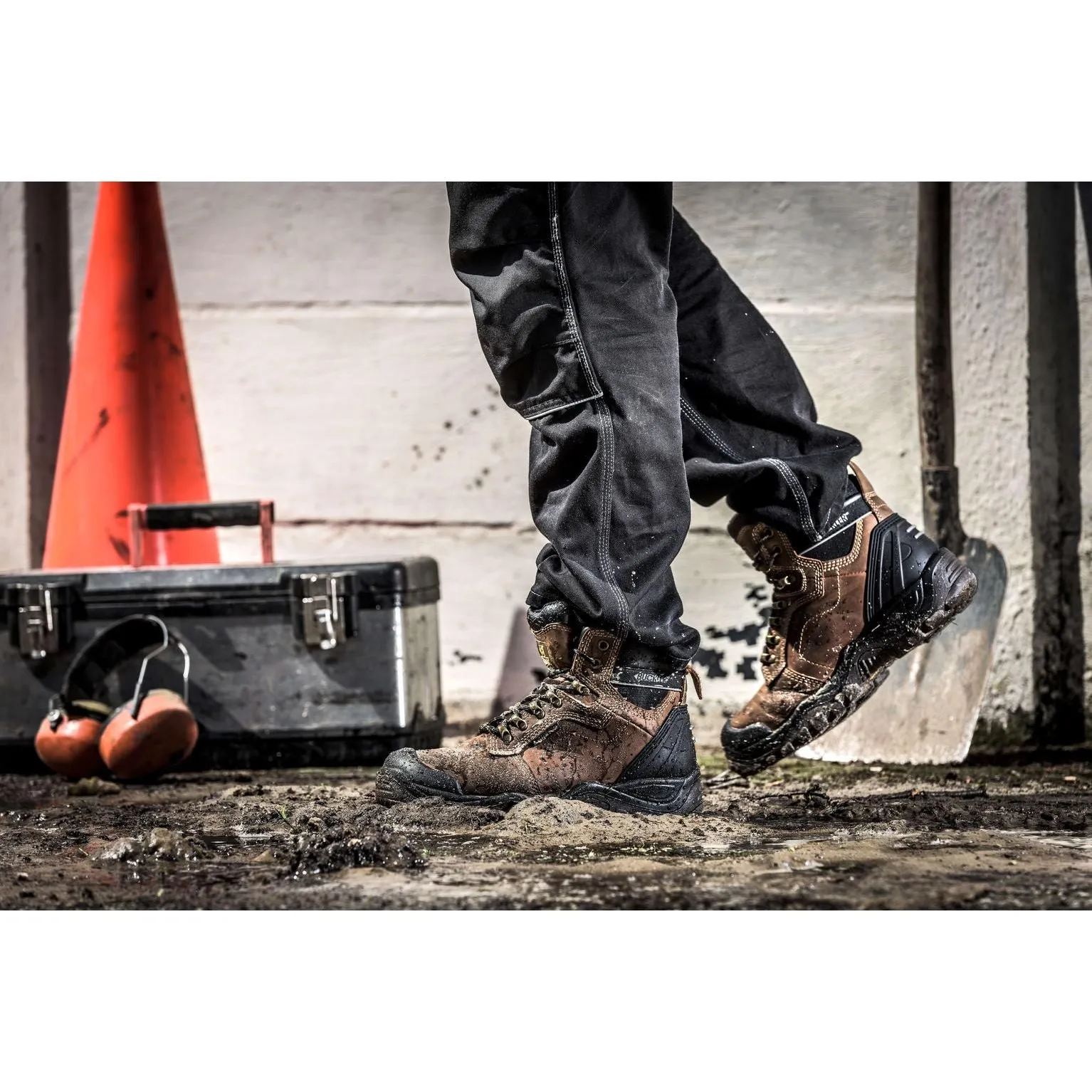 Buckbootz BSH009 Hiker Safety Boots Waterproof Buckshot Buckler Boots