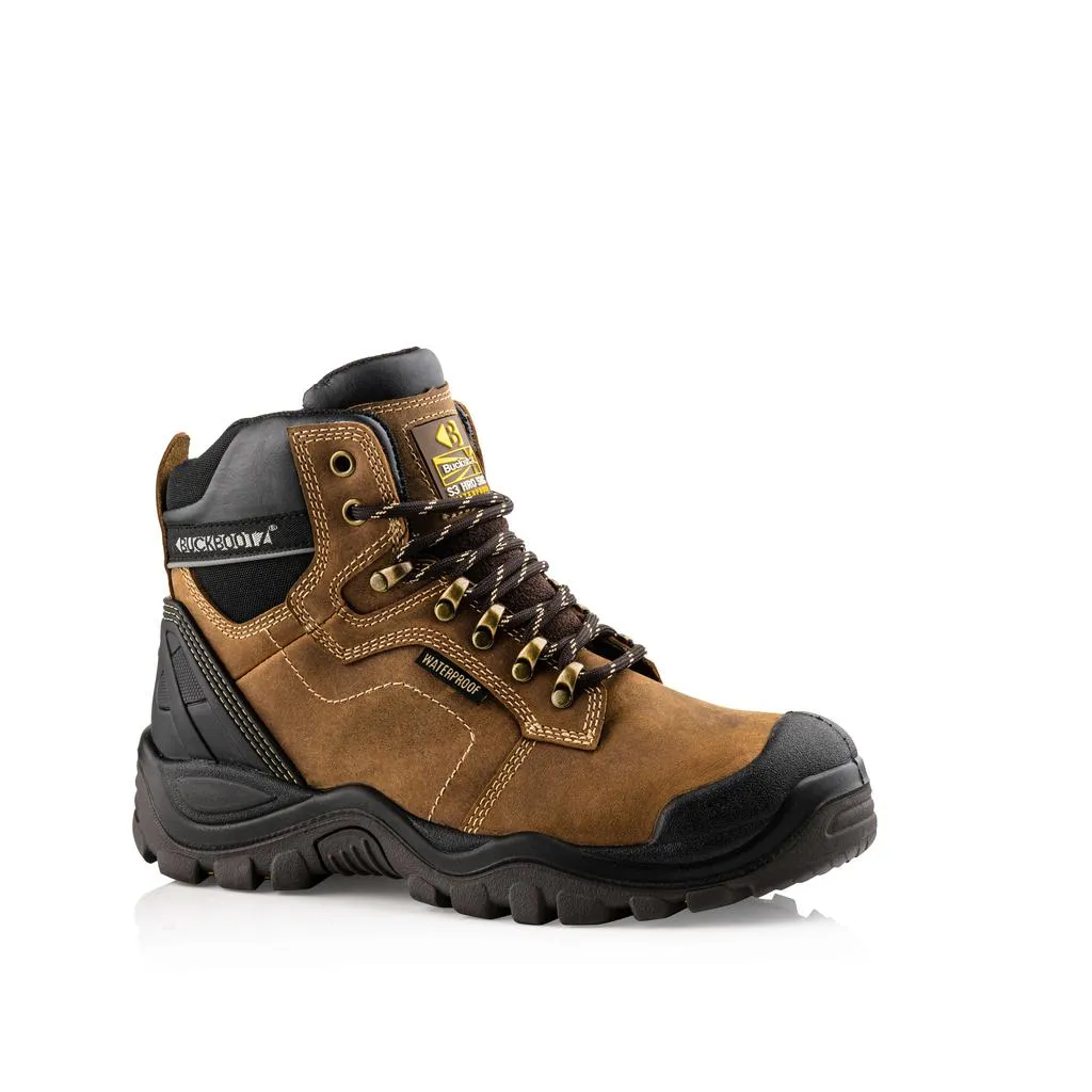 Buckbootz BSH009 Hiker Safety Boots Waterproof Buckshot Buckler Boots