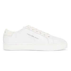 Calvin Klein Jeans Classic Cupsole Laceup Lth Wn Sneakers YW0YW01269-WHT
