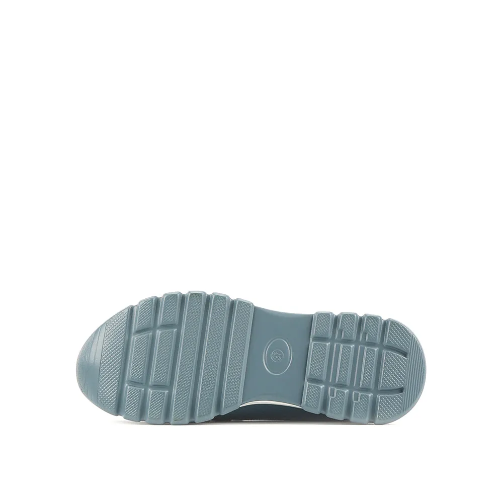 camel active Women Vera  Classic Platform Loafer Sneakers -752411-SN01SV-4-BLUE