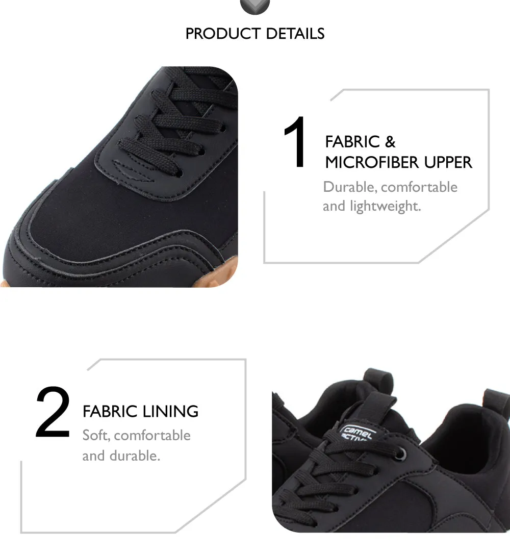 camel active Women Zena Sneakers Shoes -762401-YX01SV-1-BLACK