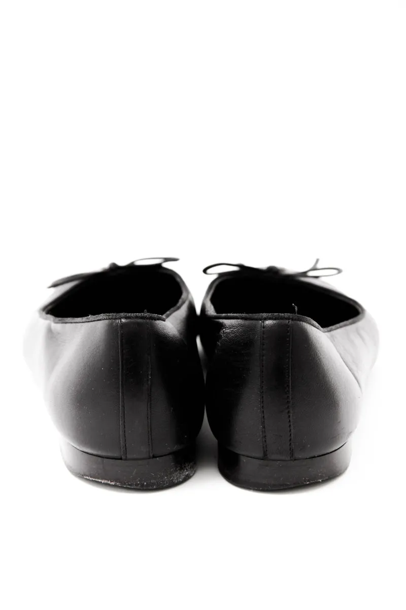 CAP TOE BALLET FLATS