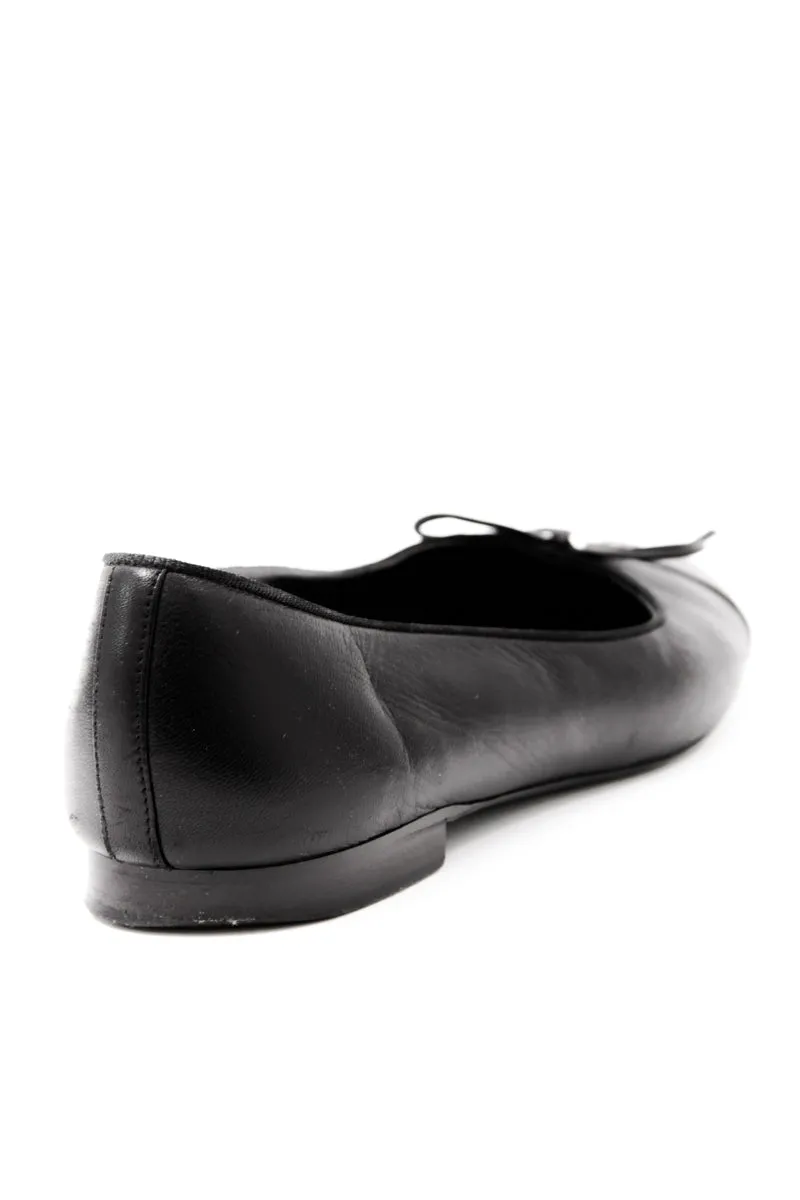 CAP TOE BALLET FLATS