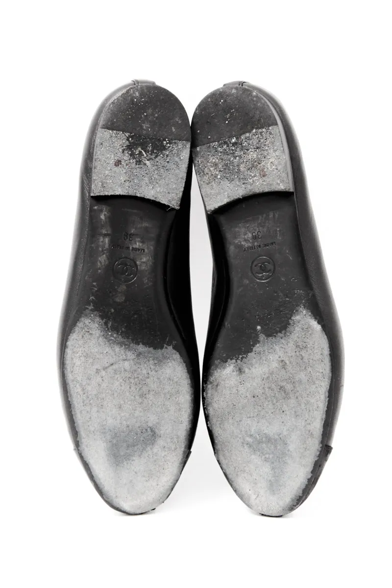 CAP TOE BALLET FLATS