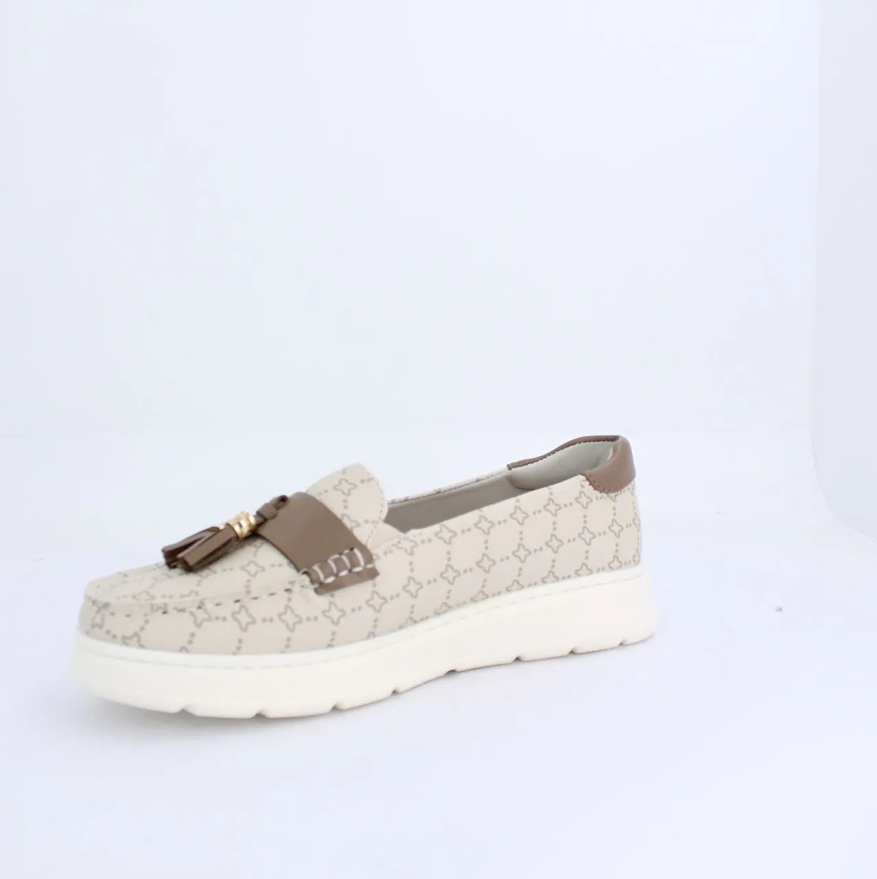 CARMILITA- LOAFERS-FLATS-BEIGE