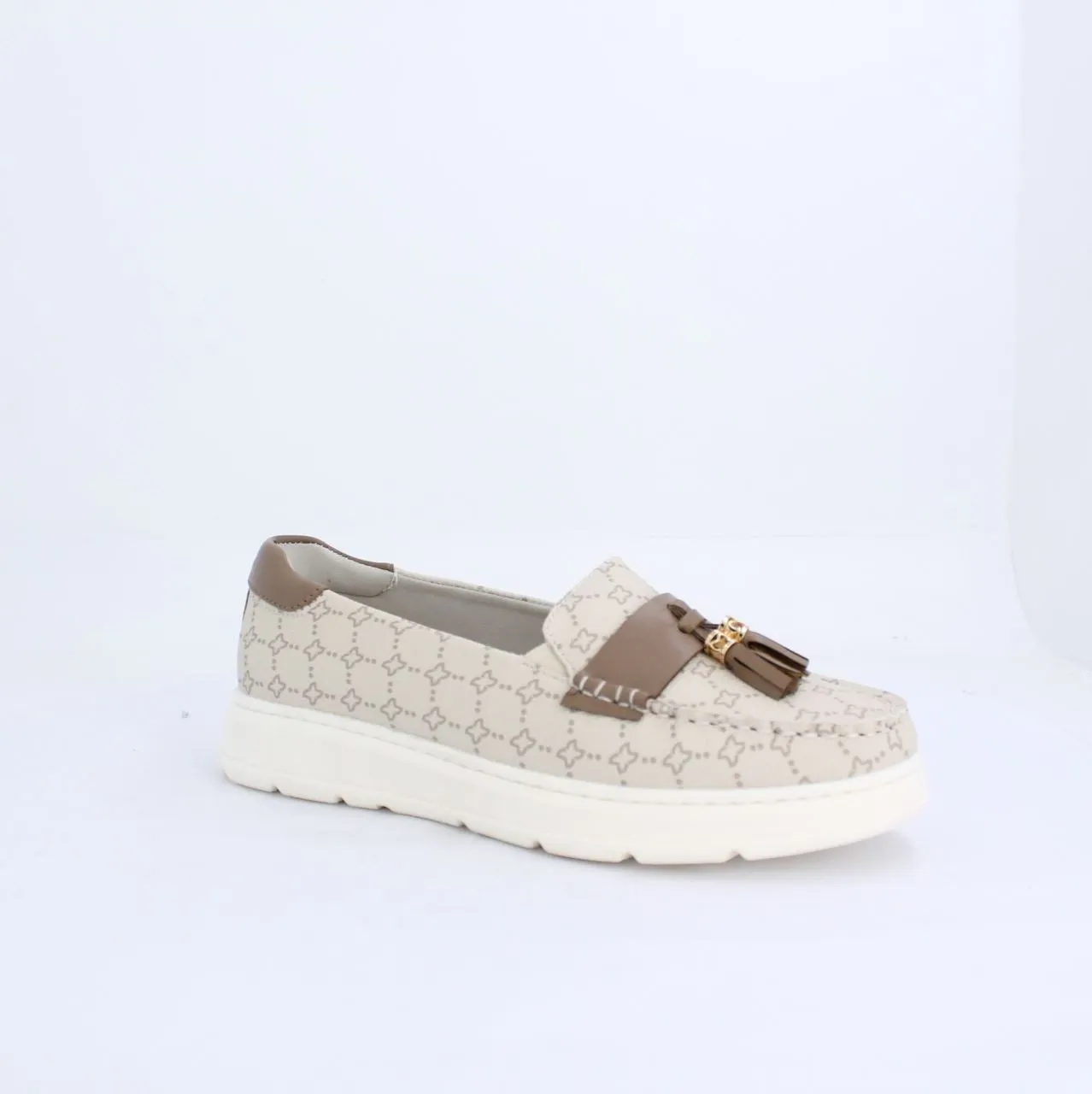 CARMILITA- LOAFERS-FLATS-BEIGE