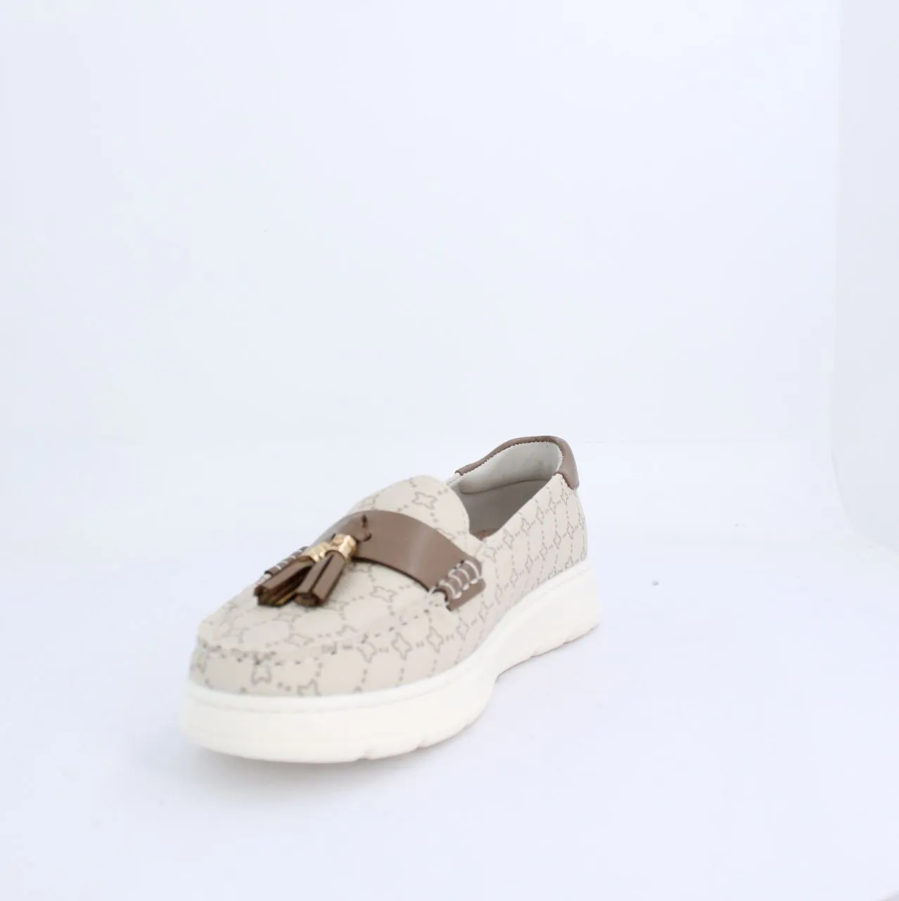 CARMILITA- LOAFERS-FLATS-BEIGE