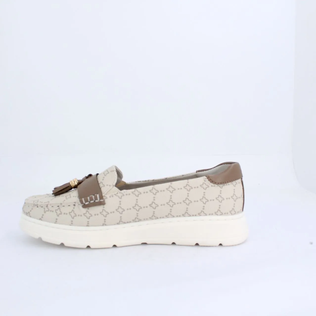 CARMILITA- LOAFERS-FLATS-BEIGE