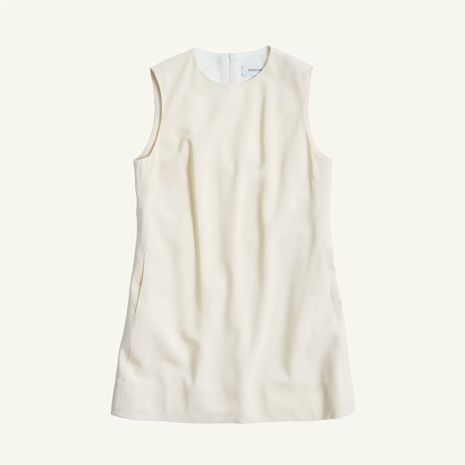 Chelsea Dress - Antique White Moire
