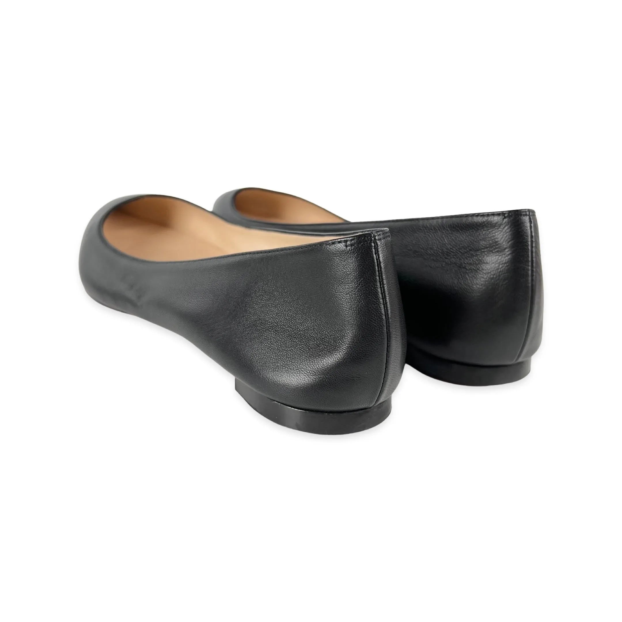 Christian Louboutin Black Leather Ballalla Ballet Flats