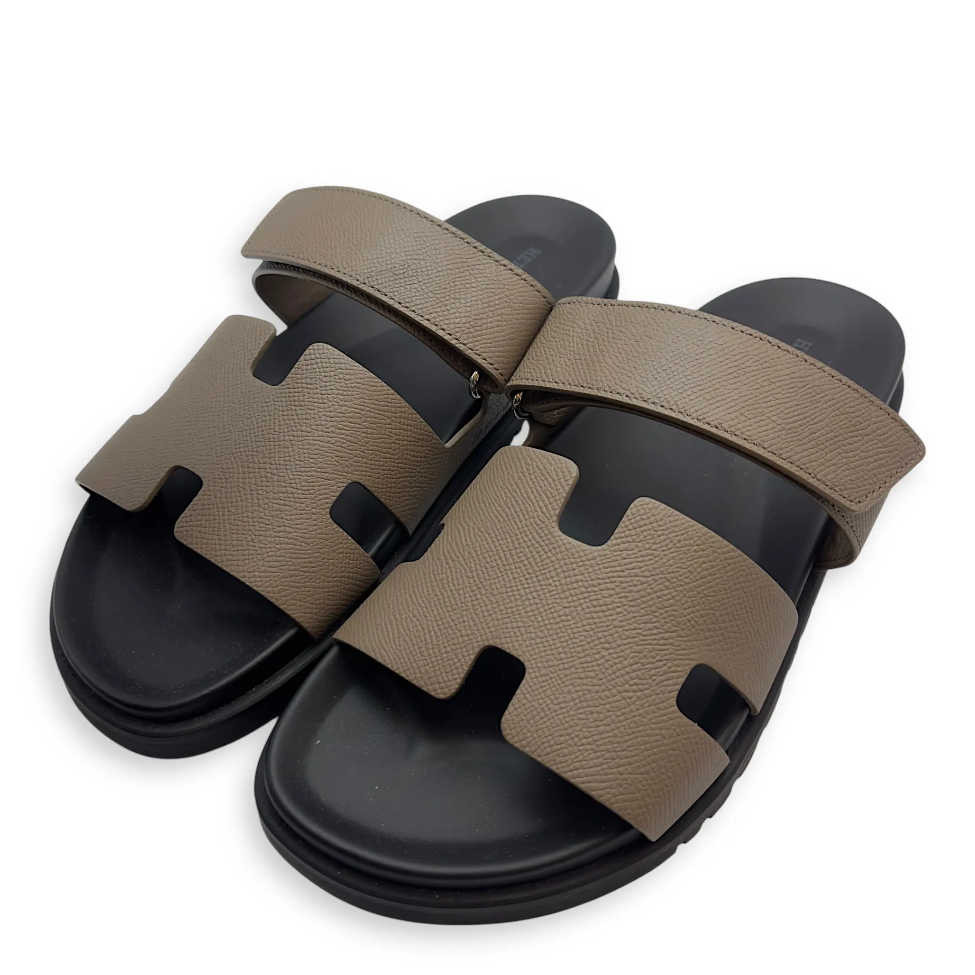 Chypre Sandal 42 Beige Sandals in Epsom