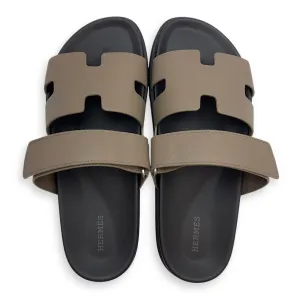 Chypre Sandal 42 Beige Sandals in Epsom