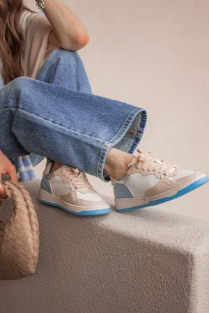 Coastal Stride Color Block Sneakers