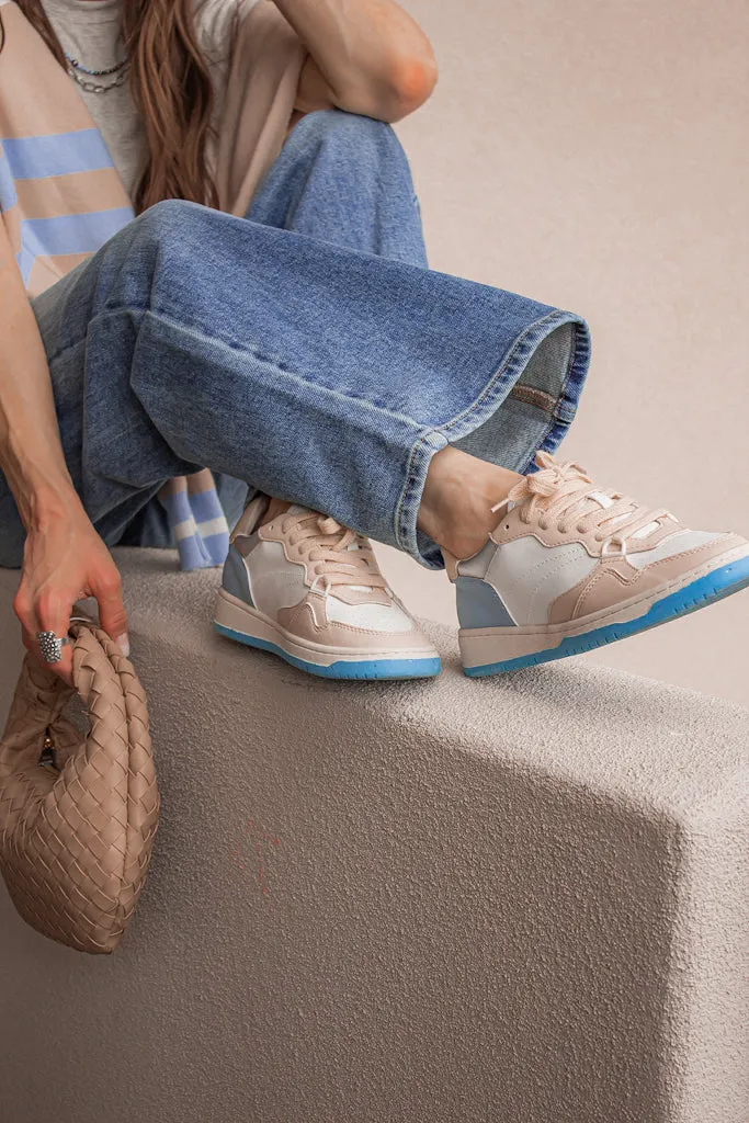 Coastal Stride Color Block Sneakers