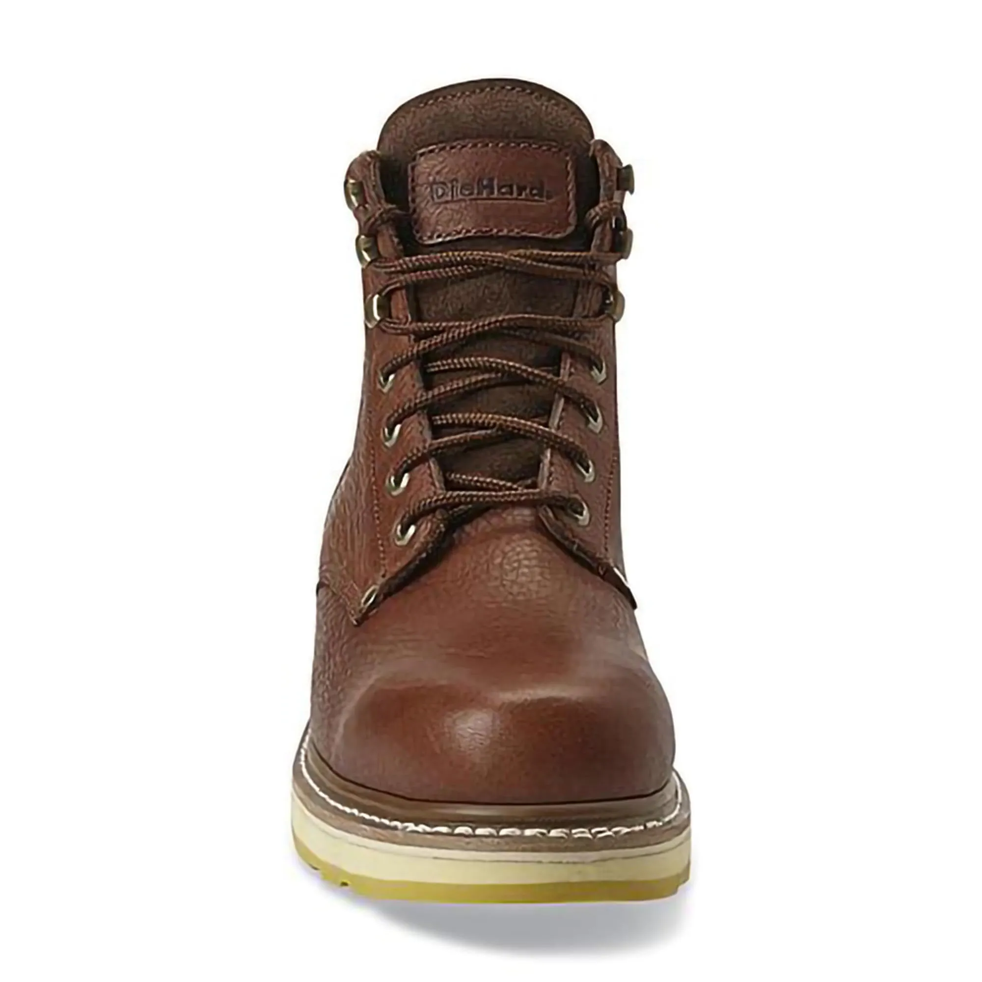 DIEHARD 84984 Men's work boots Soft Toe comfortable 6" boots Brown