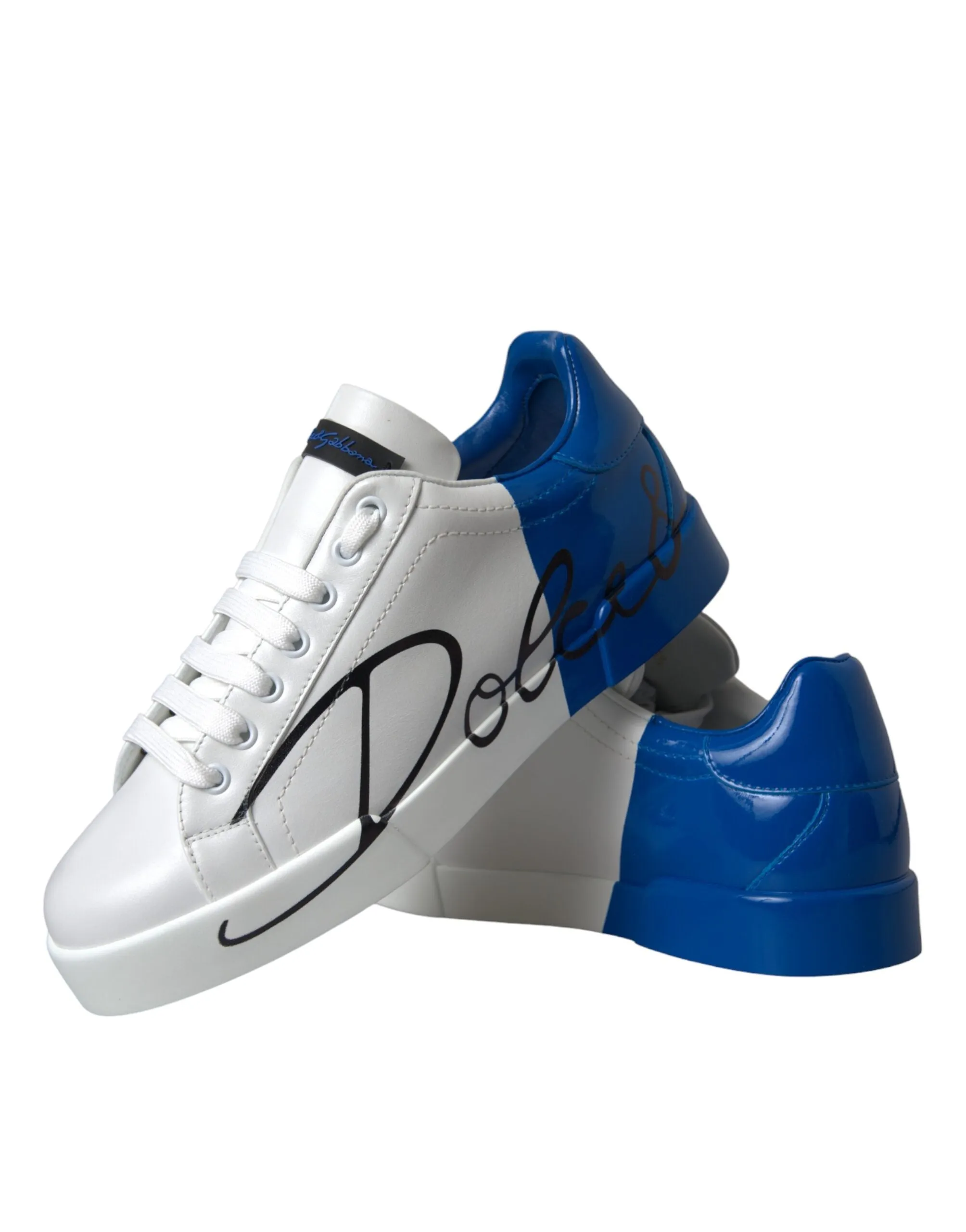 Dolce & Gabbana Logo Low Top Leather Sneakers