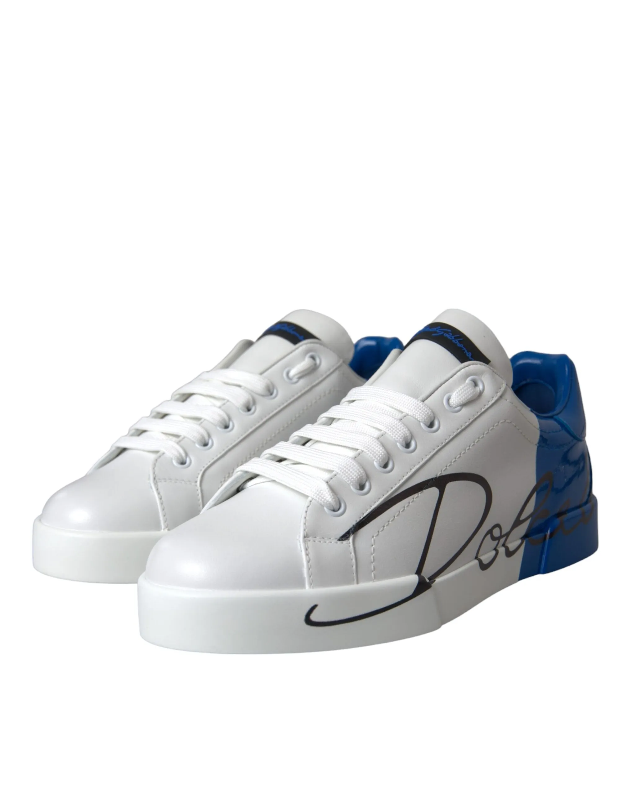 Dolce & Gabbana Logo Low Top Leather Sneakers