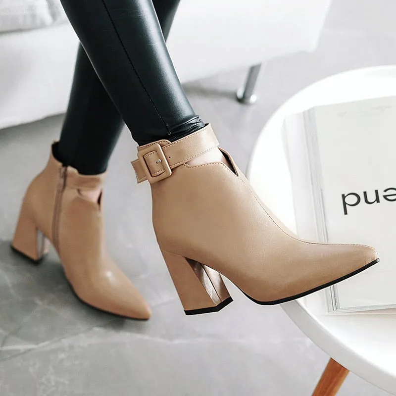 Faux Suede Chelsea Boots
