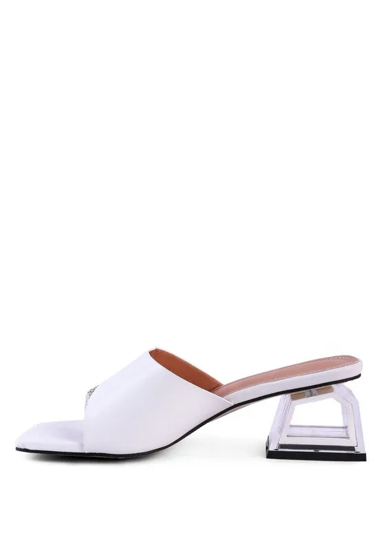 GOFLY  -  Red LOW HEEL SANDALS FOR WOMEN