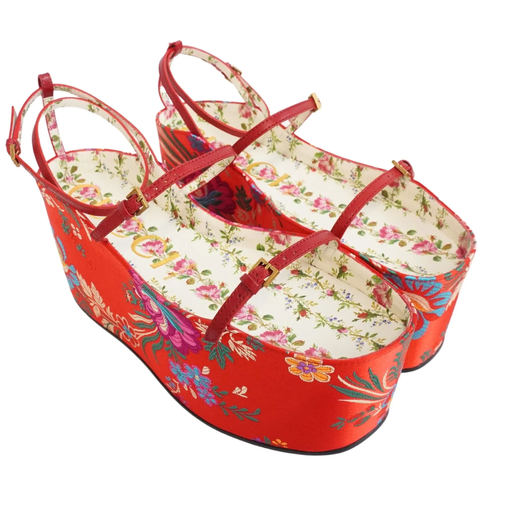 Gucci 'Hannelore Detachable Platform' Wedges - Women's 37