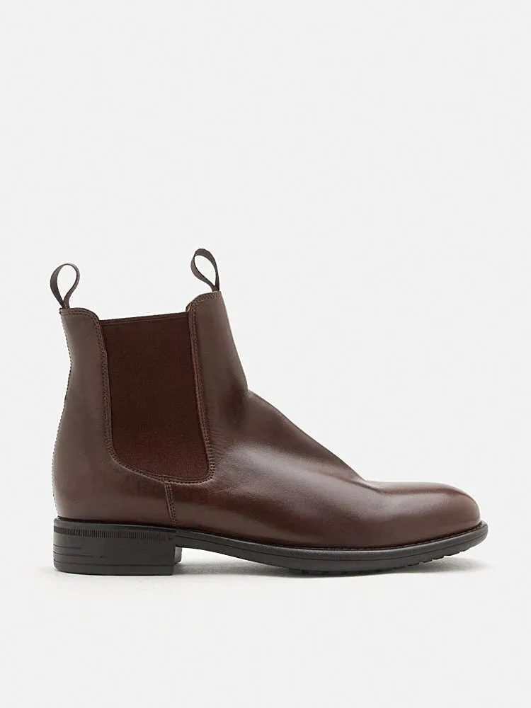 Gwen Calfskin Leather Chelsea Boots