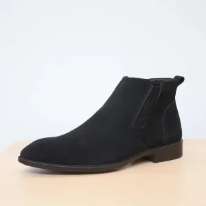 LEXUS Unisex Black Chelsea Boots