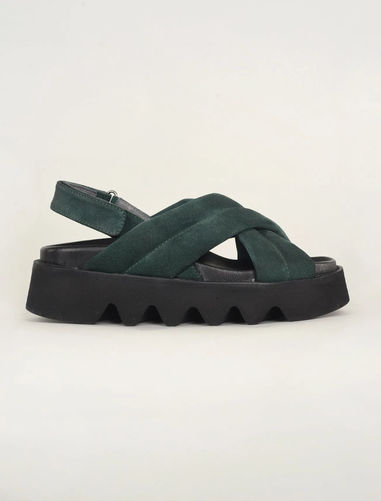London Suede Sandal, Bottle