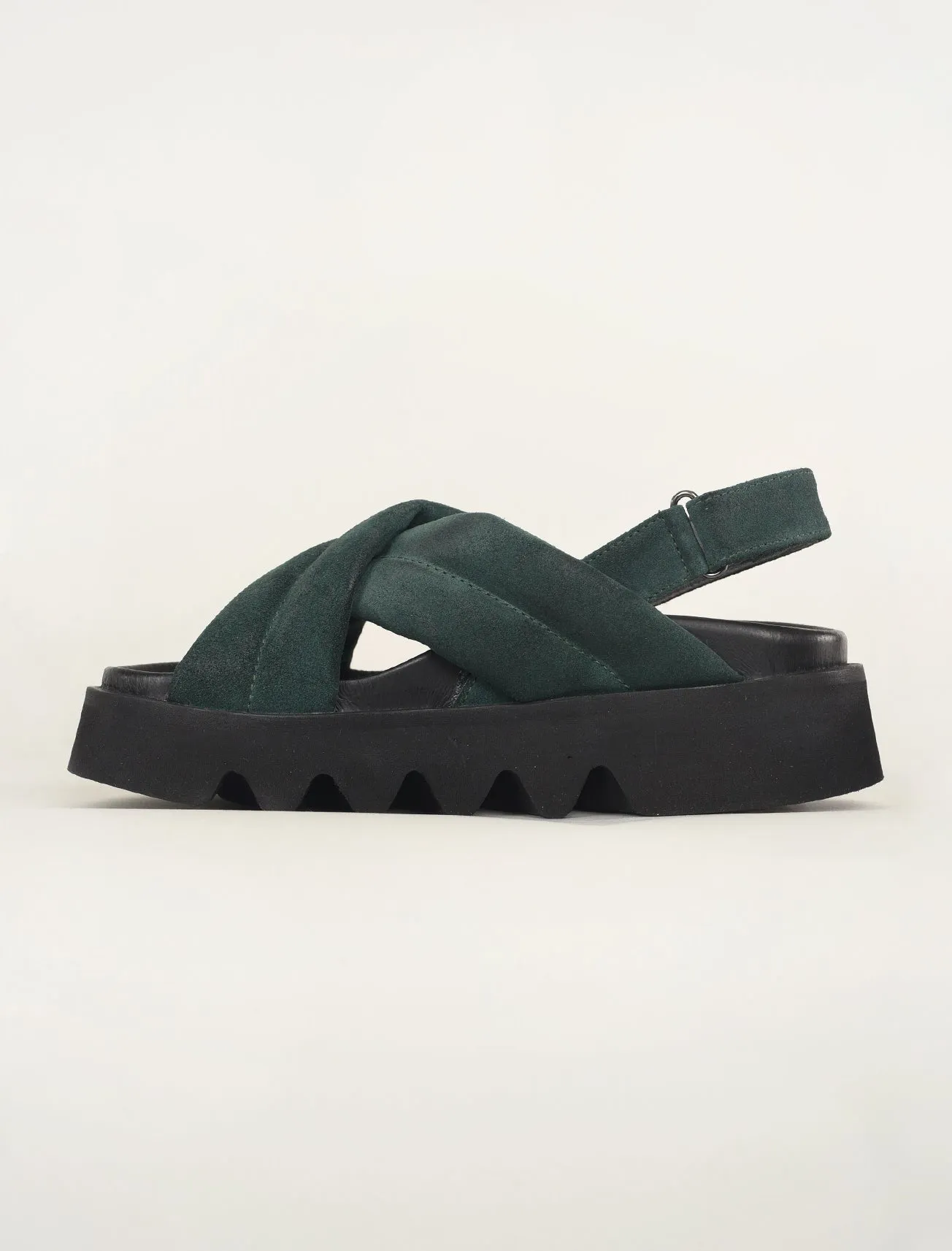 London Suede Sandal, Bottle