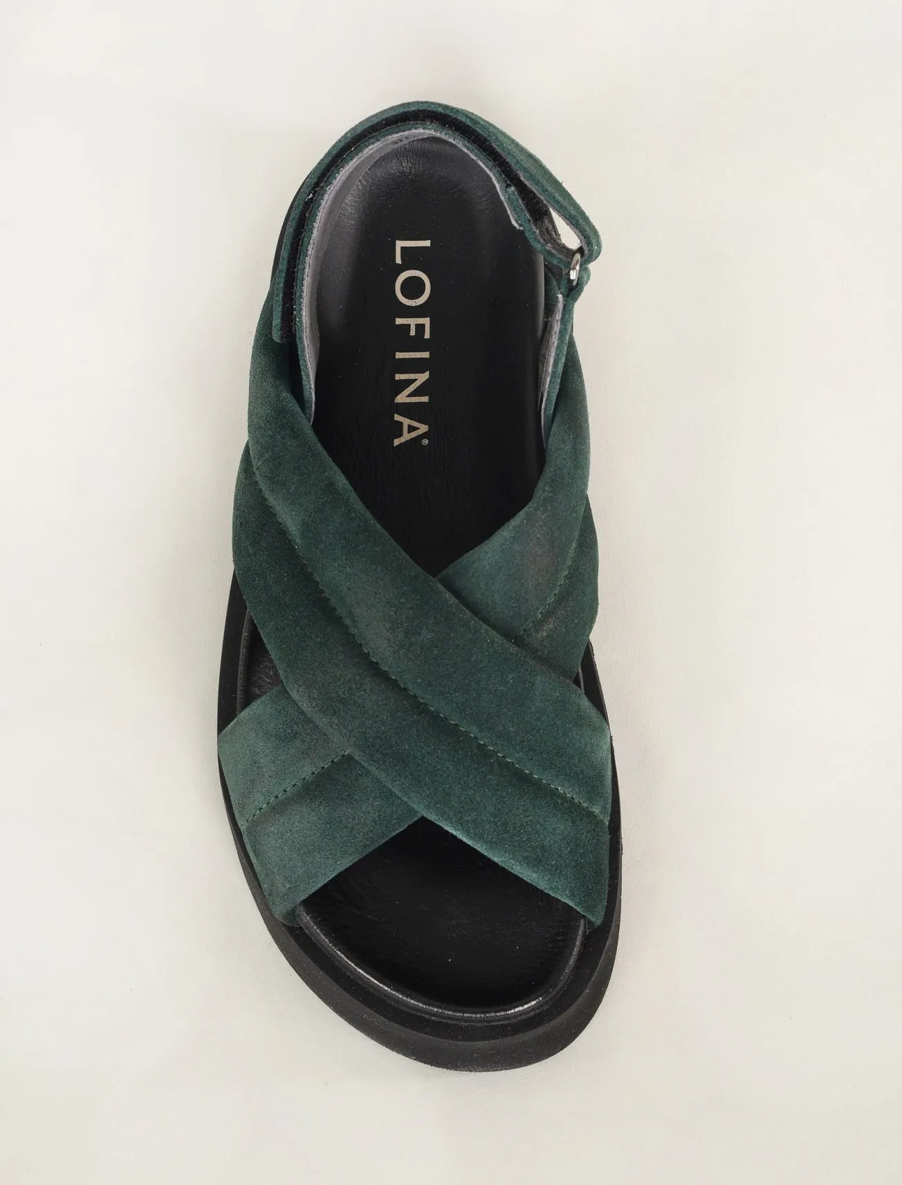 London Suede Sandal, Bottle
