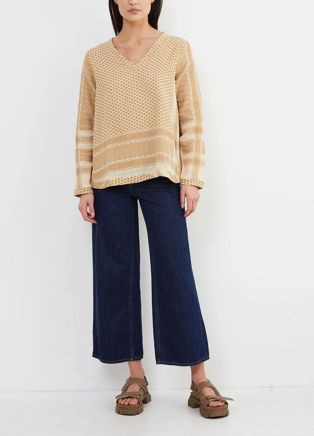 Long Sleeve V-Neck Shirt