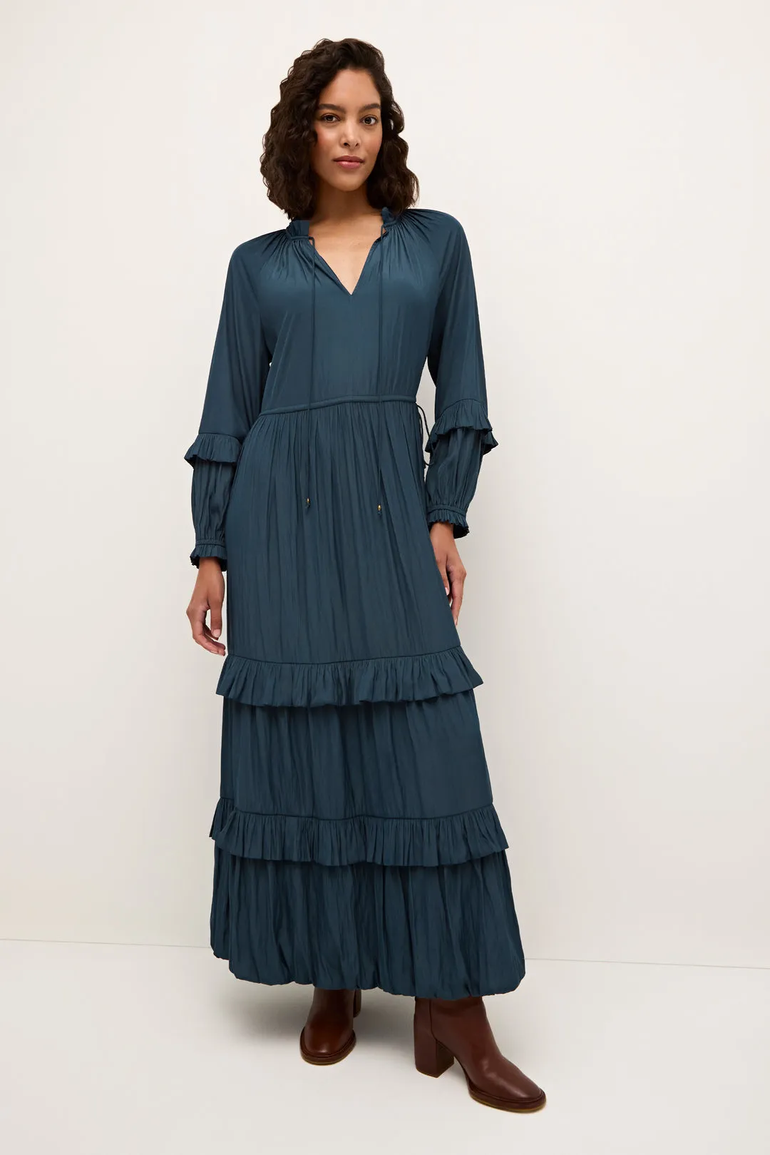 Marie Oliver - Cove Dress - Space Blue
