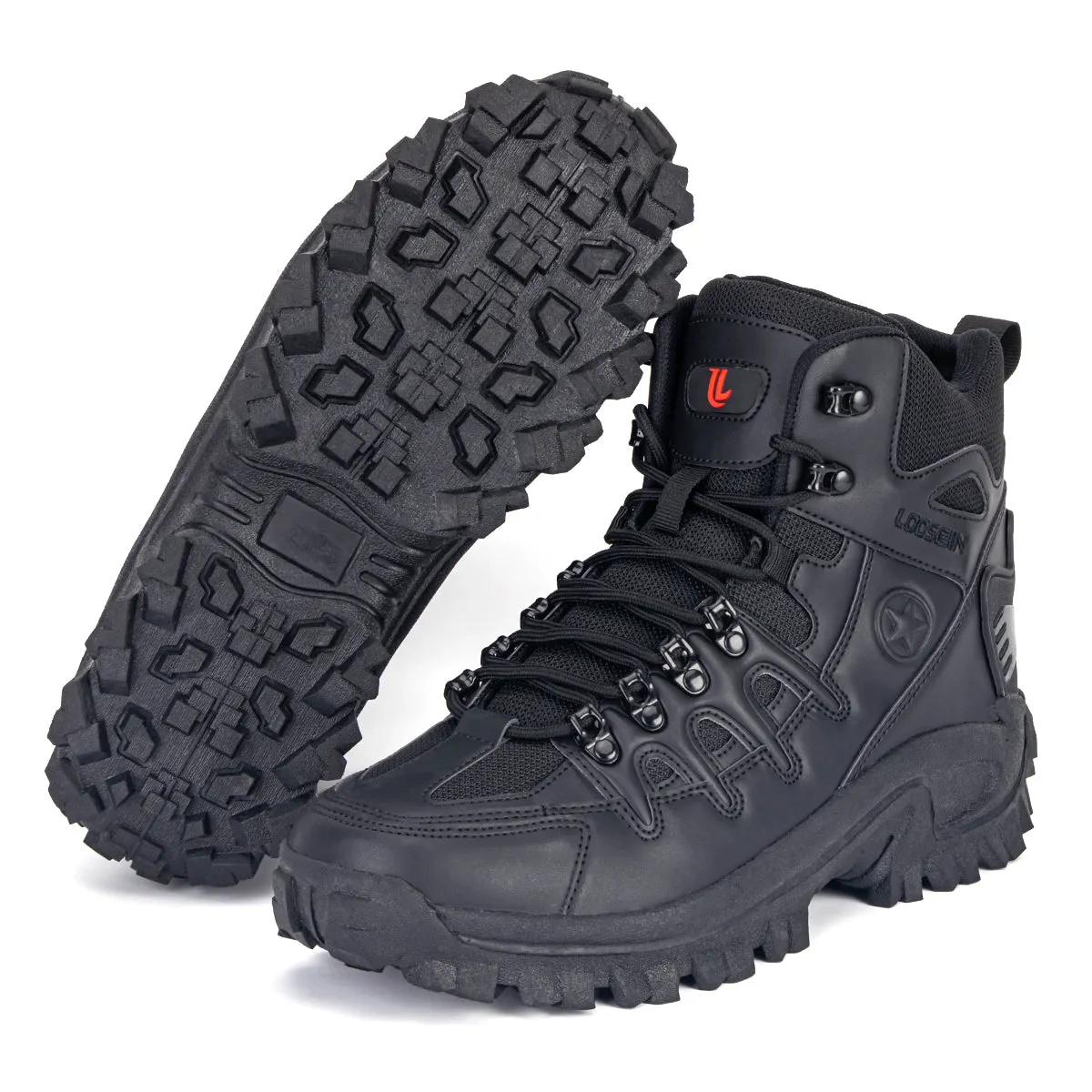 Men's Outdoor Waterproof Non-Slip Hiking Boots Orthopedic Support Work Boots