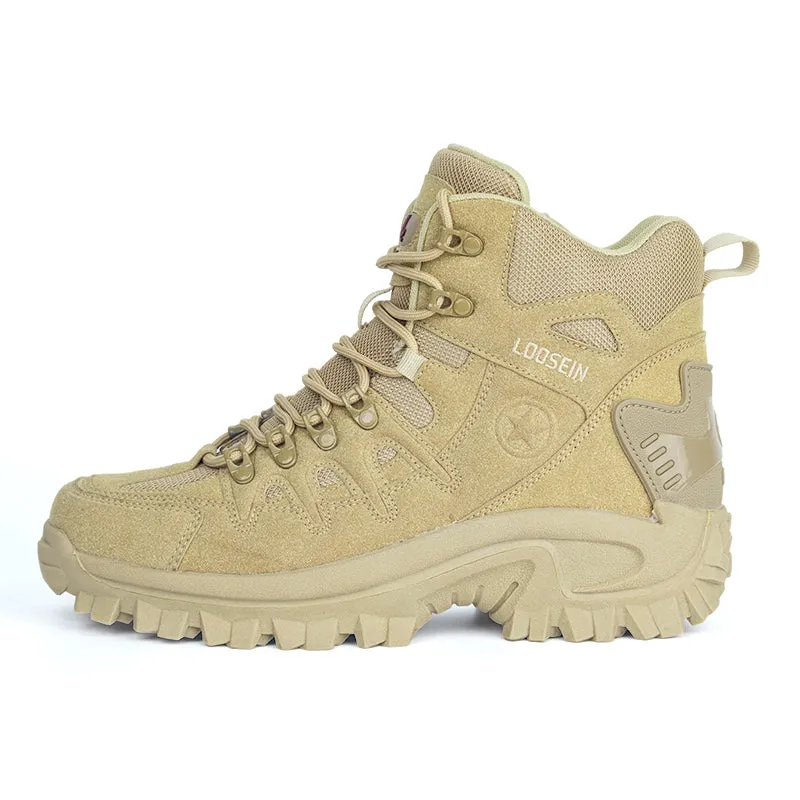 Men's Outdoor Waterproof Non-Slip Hiking Boots Orthopedic Support Work Boots