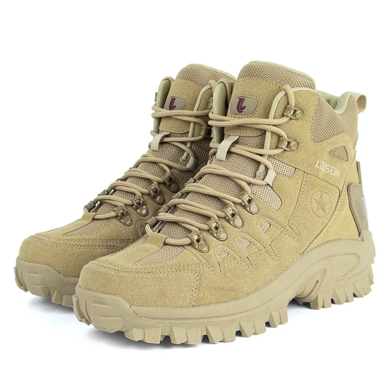 Men's Outdoor Waterproof Non-Slip Hiking Boots Orthopedic Support Work Boots