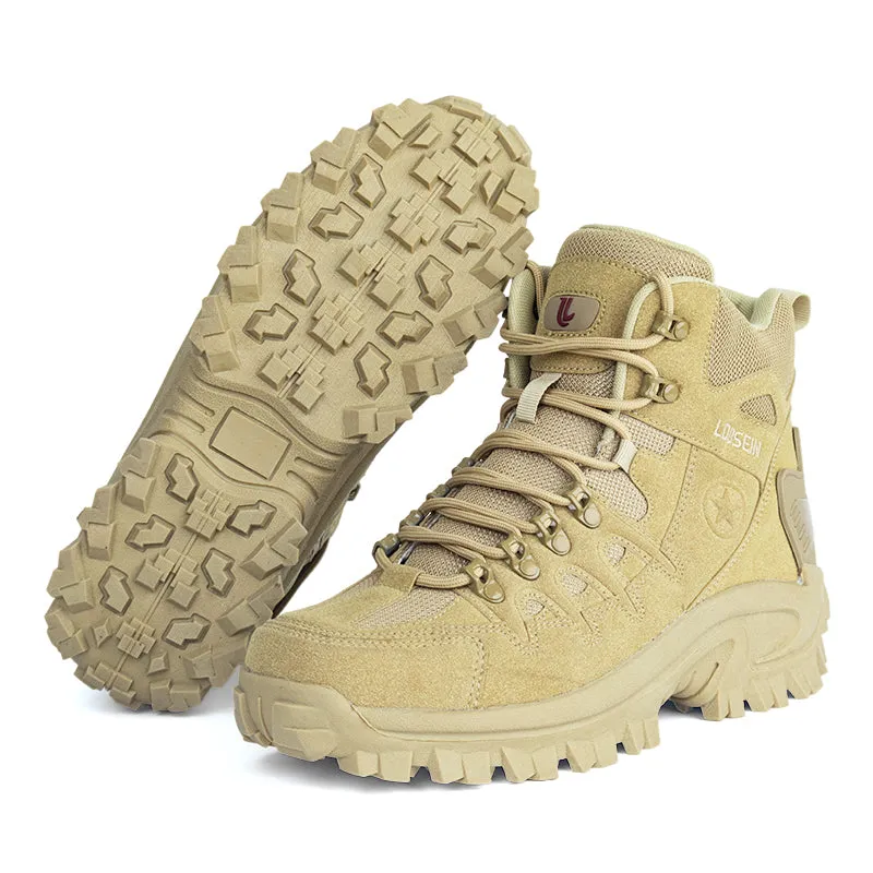 Men's Outdoor Waterproof Non-Slip Hiking Boots Orthopedic Support Work Boots