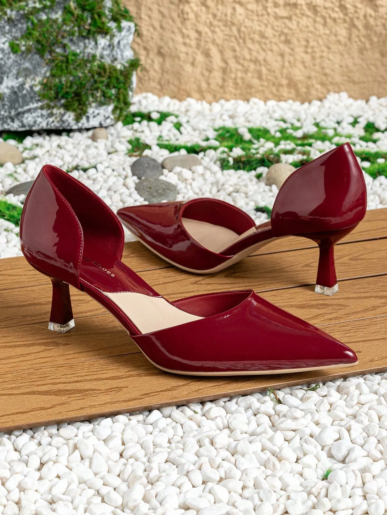 New Arrival Fashionable High Heel Hollow Out Single Shoes For Women