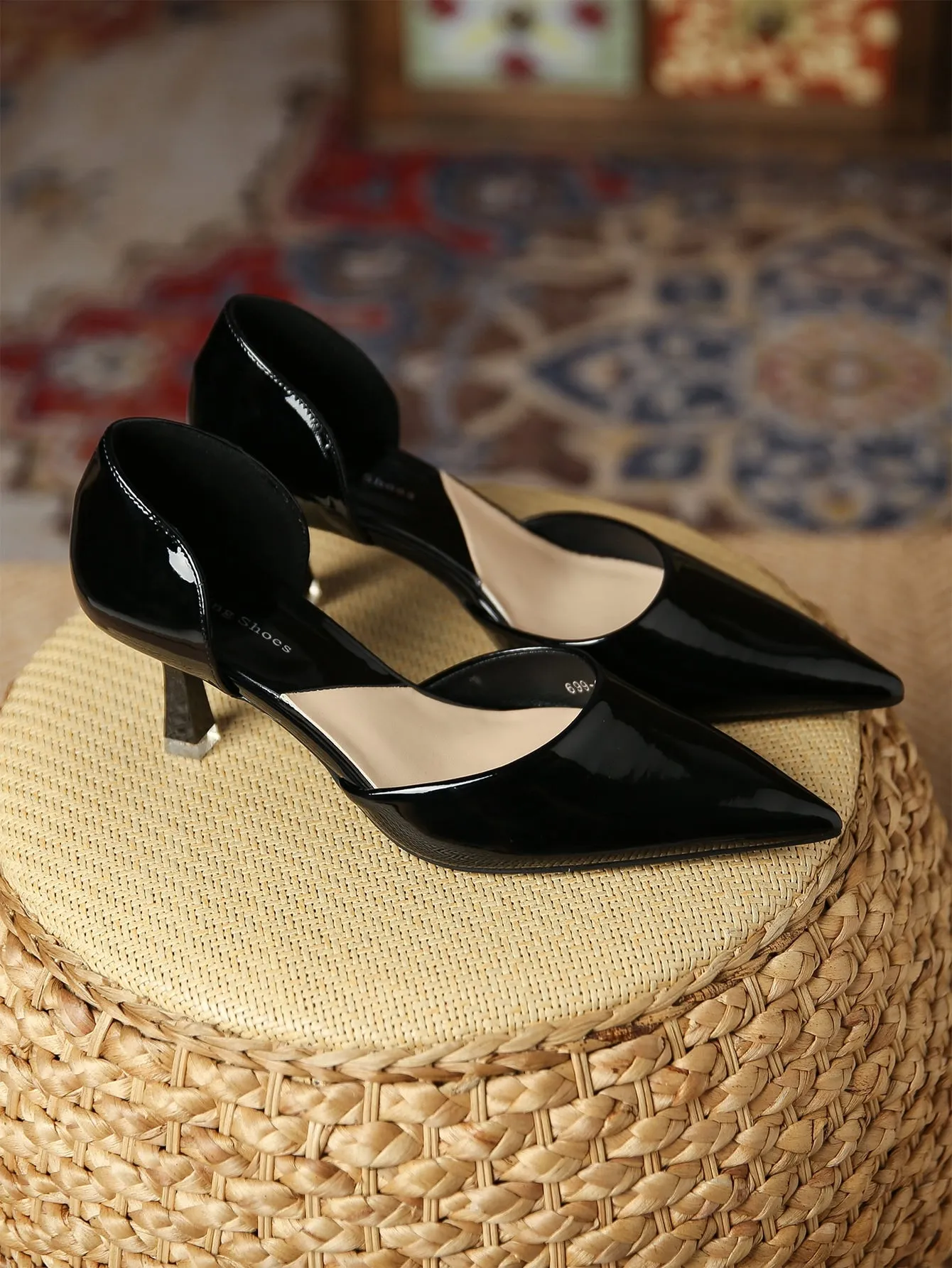New Arrival Fashionable High Heel Hollow Out Single Shoes For Women