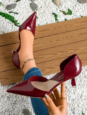 New Arrival Fashionable High Heel Hollow Out Single Shoes For Women