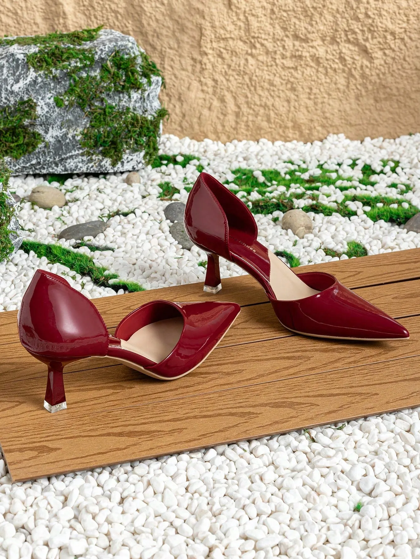 New Arrival Fashionable High Heel Hollow Out Single Shoes For Women